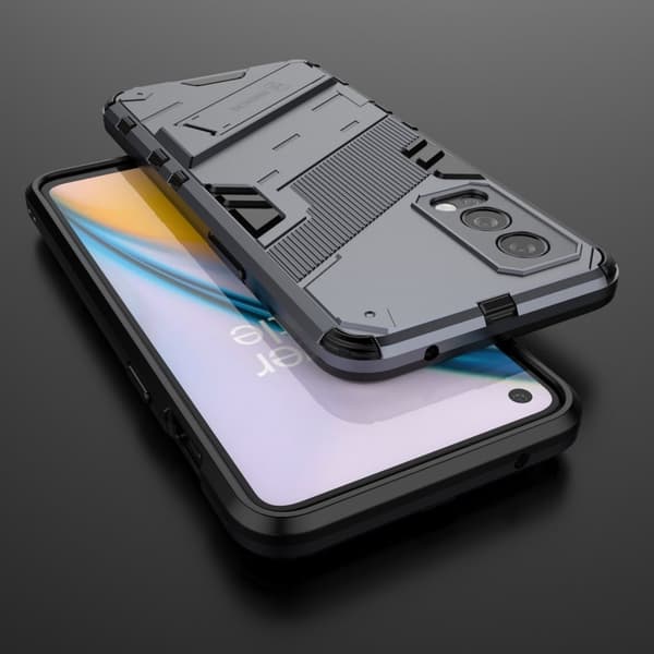 Støtsikkert hybriddeksel for OnePlus Nord 2 5G - Mørkeblå Blue