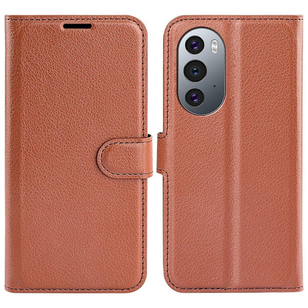Classic Motorola Edge X30 / Motorola Edge 30 Pro fodral - Brun Brun