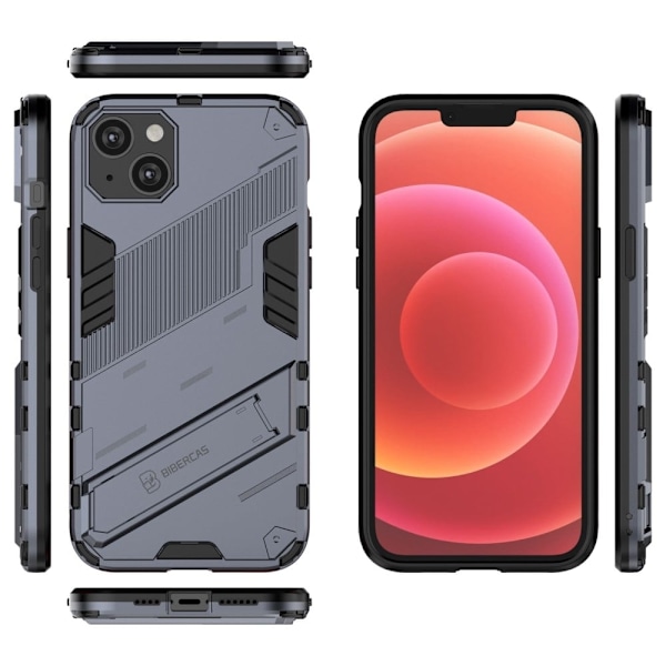 Shockproof Hybrid Deksel med A Modern Touch til iPhone 14 Plus - Mørkeblå Blue