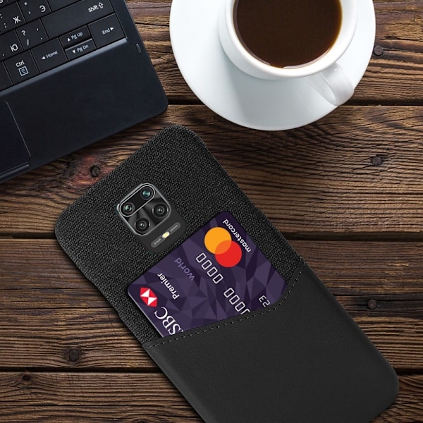 Bofink Xiaomi Redmi Note 9 Pro Max / 9 Pro / 9s Kort Cover - Sort Black