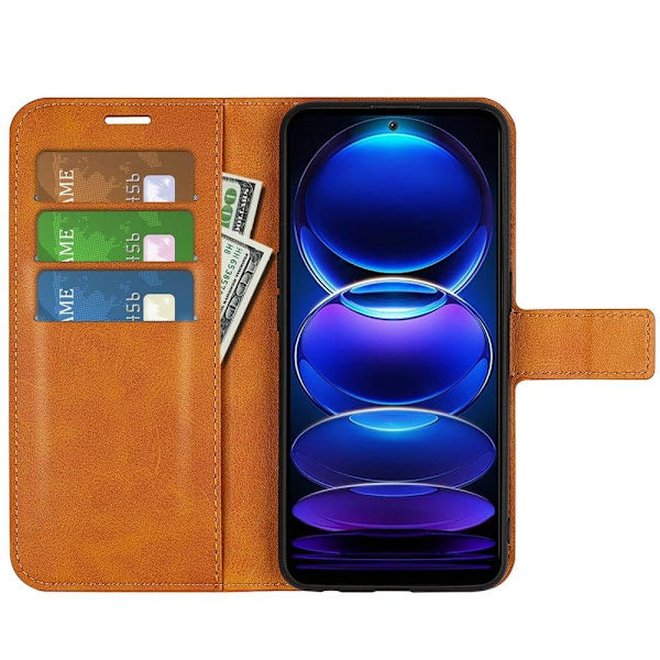 Lompakko Nahkakotelo For Xiaomi Redmi Note 12 - Keltainen Yellow