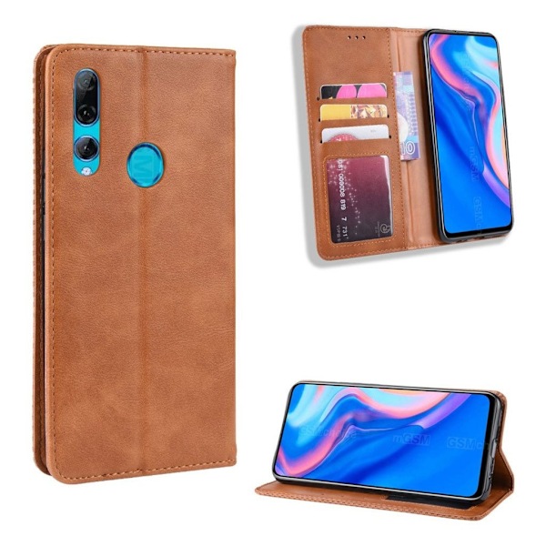 Bofink Vintage läder Huawei P Smart Z fodral - Brun Brun