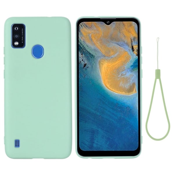 Matte Liquid silikone cover til ZTE Blade A51 - Grøn Green