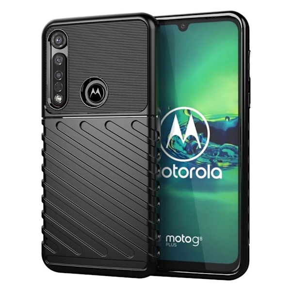 Thunder Motorola Moto G8 Plus etui - Sort Black