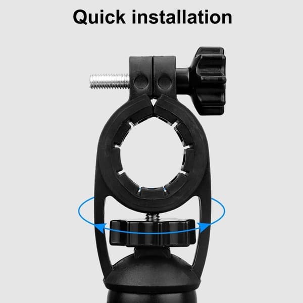Universal telefonholder til cykelstyr - Blå Blue