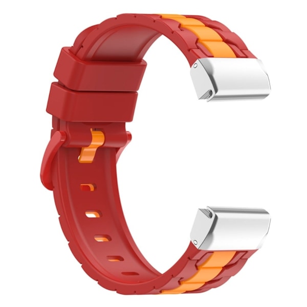 22 mm silikone-urrem til Garmin-ur - Rød / Gul Red