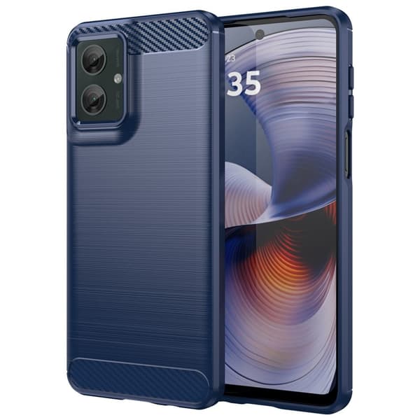 Carbon Flex Motorola Moto G55 skal - Blå Blå