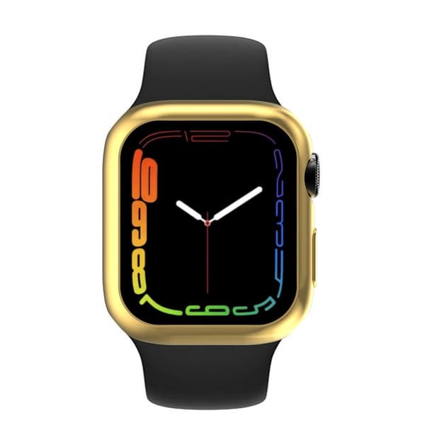 Enkelt TPU-skal för Apple Watch (45 mm) - Guld Guld