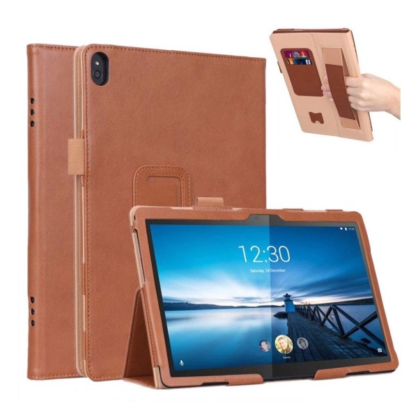 Lenovo Tab P10 leather case - Brown Brown