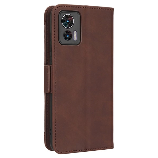 Moderni Nahkalaukku For Motorola Edge 30 Neo - Ruskea Brown