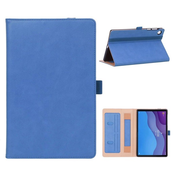Lenovo Tab M10 HD Gen 2 business style  leather case - Blue Blå