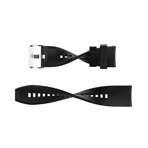 20 mm silikoneurrem til Amazfit GTS-enheder - Sort Black