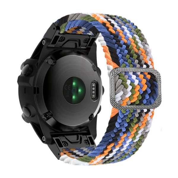 26 mm nylonarmband för Garmin- och Coros-klockor med spänne - Denim multifärg