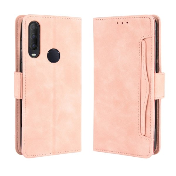 Moderni Nahkalaukku For Alcatel 1se (2020) - Pinkki Pink