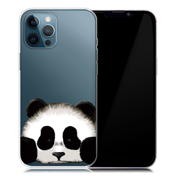 Deco iPhone 13 Pro Max deksel - Søt Panda White