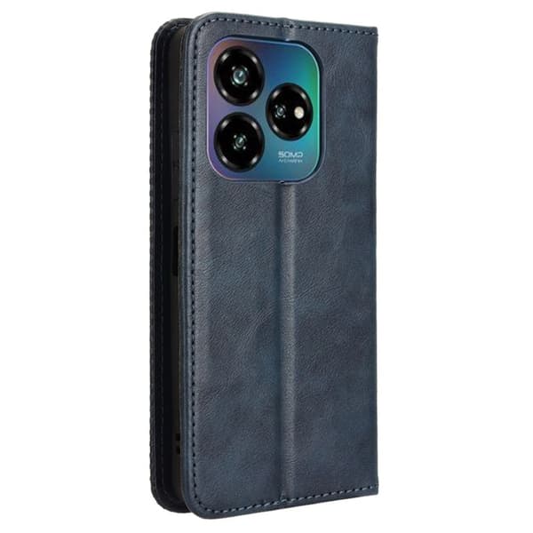 Bofink Vintage ZTE Blade V60 Design lærveske - Blå Blue
