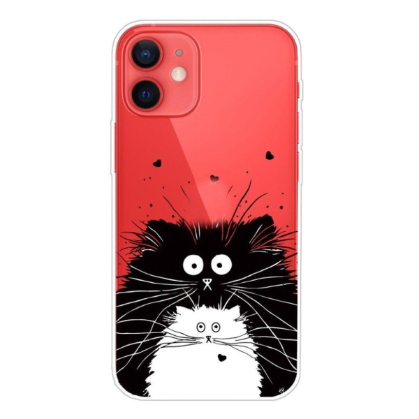 Deco iPhone 13 Suojakotelo - Two Cats Black