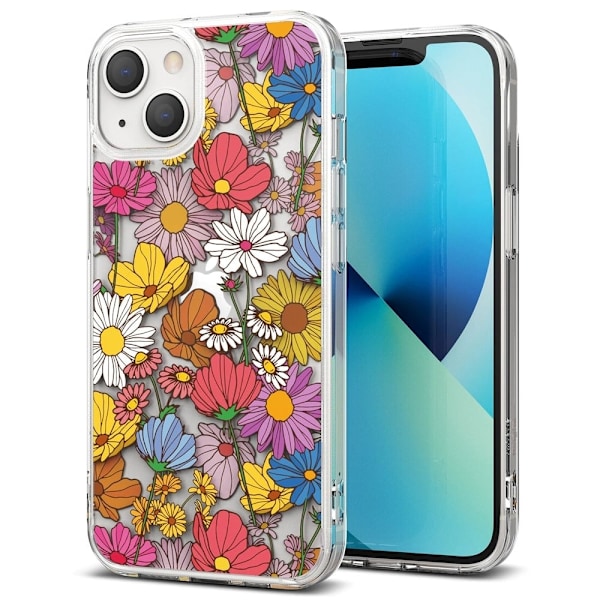 RINGKE FUSION DESIGN - iPhone 13 - Livfulla Blommor multifärg