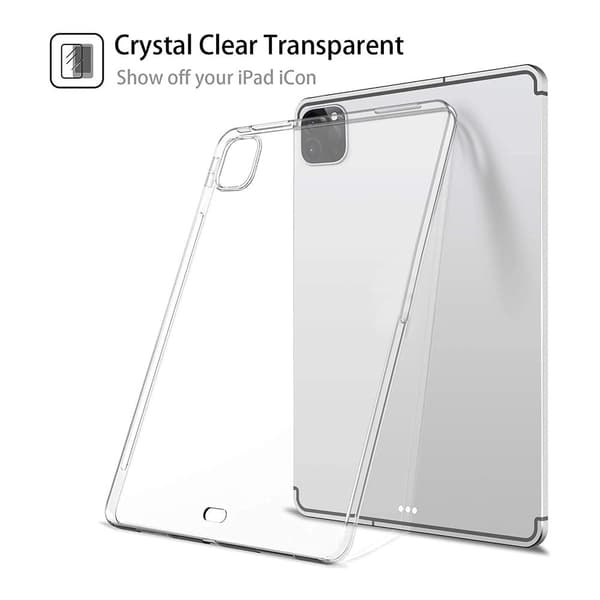 iPad Pro 11 (2021) läpinäkyvä TPU-kansi Transparent