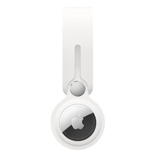AirTags skinntrekk - Hvit / Hvit White