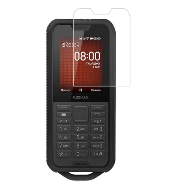 Erittäin kirkas Nokia 800 Tough näytönsuojus Transparent