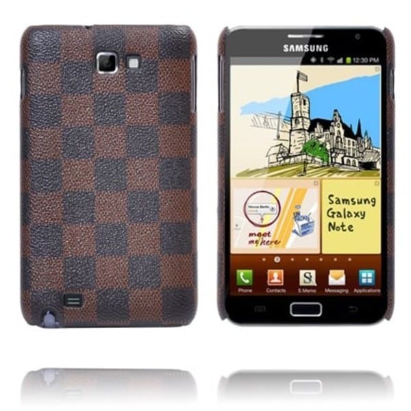 Barsberry Chess (Hvit) Samsung Galaxy Note Deksel Brown