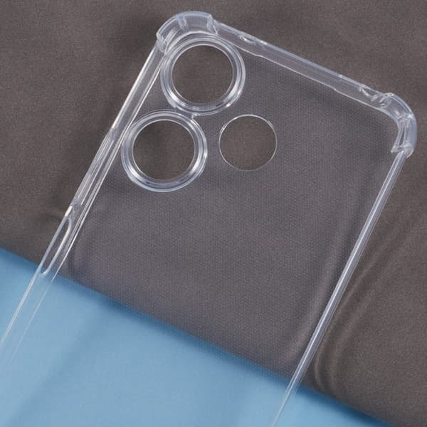 Erittäin ohut läpinäkyvä kotelo Xiaomi Redmi 13 Transparent