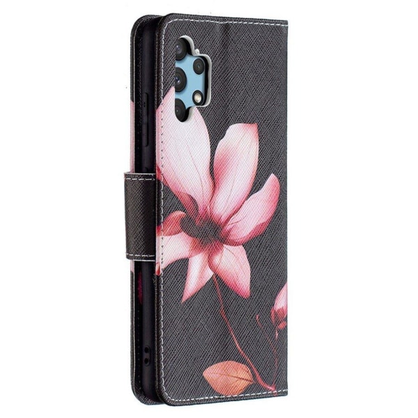 Wonderland Samsung Galaxy A32 Flip Etui - Livlig Blomst Black