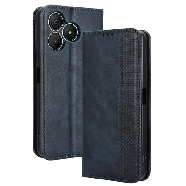 Bofink Vintage Wiko T20 lærveske - Blå Blue