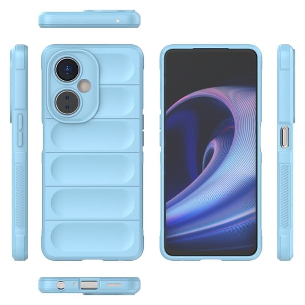 Blødt grebsformet cover til OnePlus Nord CE 3 Lite - Blå Blue