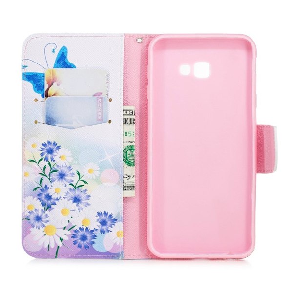 Wonderland Samsung Galaxy J4 Plus (2018) kotelot - Siniset Perhoset Blue