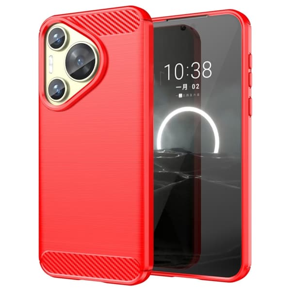 Carbon Flex Huawei Pura 70 kotelot - Punainen Red