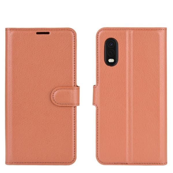 Classic Samsung Galaxy Xcover Pro flip etui - Brun Brown