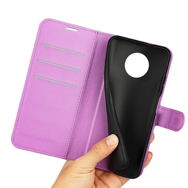 Classic Nokia G50 flip kuoret - Violetti Purple