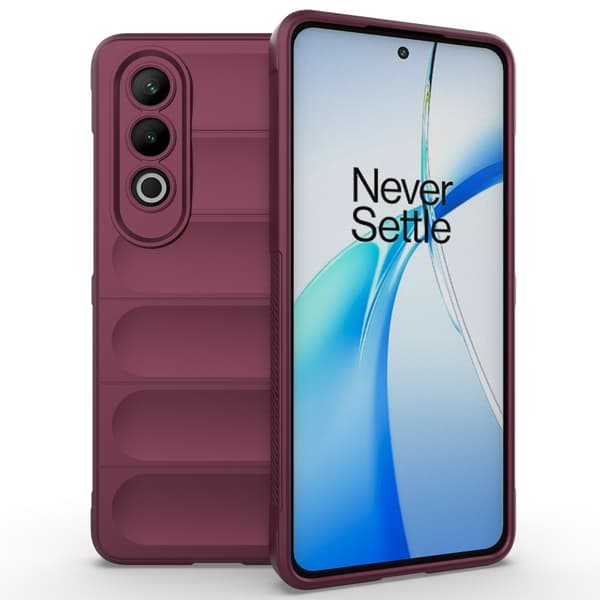 Blødt grebsformet OnePlus Nord CE4 cover - Rødvin Red