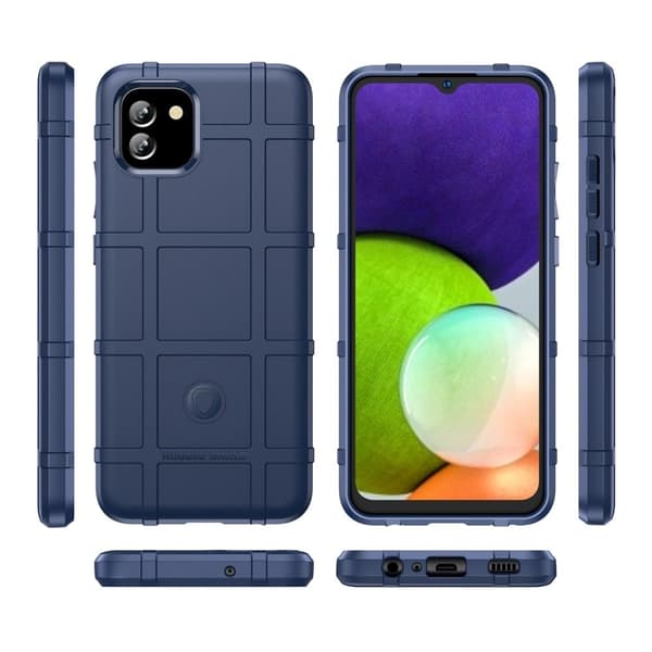 Rugged Shield Suojakotelo Samsung Galaxy A03 - Sininen Blue