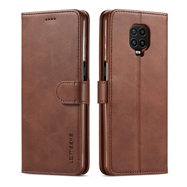 LC.Imeeke läder Xiaomi Redmi Note 10 Lite fodral - Brun Brun