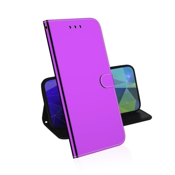 Mirror etui til iPhone 12 Pro / iPhone 12 - Lilla Purple