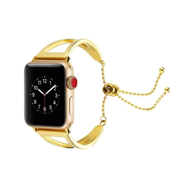 Apple Watch 38mm Klassinen Ruostumaton Teräs Kellon vaihto Ranneke - Kulta Gold