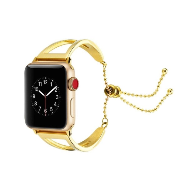 Apple Watch 38mm urlänk rostfri stål lyxig - Guld Guld