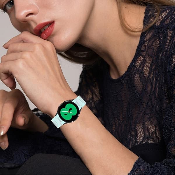 20mm sileä hartsi kellon hihna Amazfit katsella - Vihreä Green