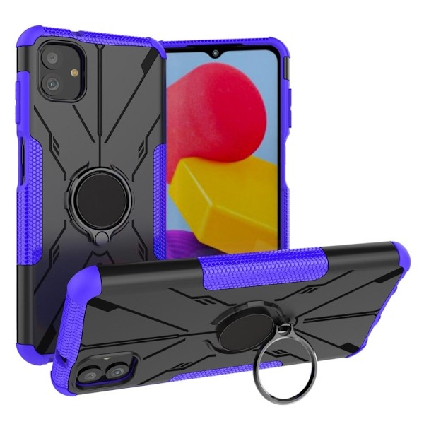 Kickstand-skydd med magnetisk platta för Samsung Galaxy A04 - Lila Lila