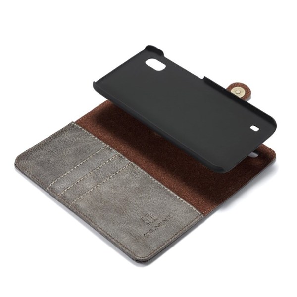 DG.MING Samsung Galaxy A10 2-in-1 Wallet etui - Grå Silver grey