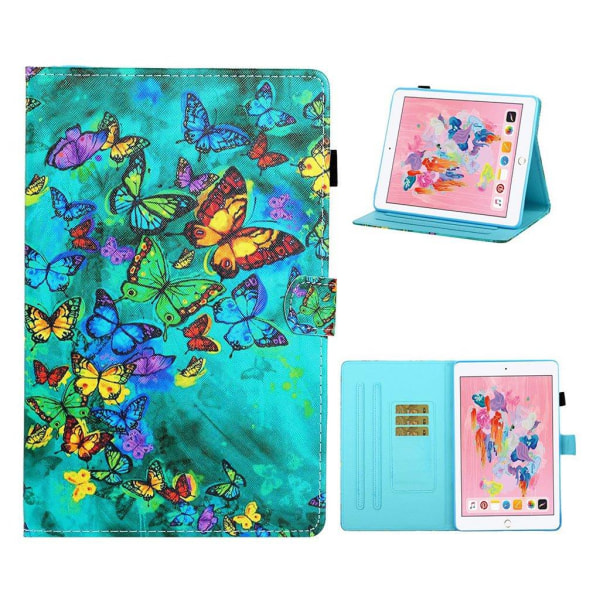 iPad 10.2 (2019) stylish patterned leather flip case - Colorful multifärg