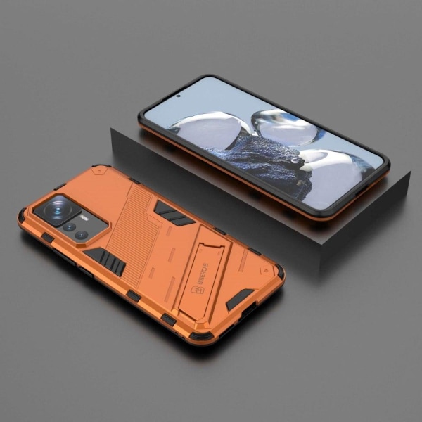 Stöttåligt Xiaomi 12T Pro hybridskal - Orange Orange