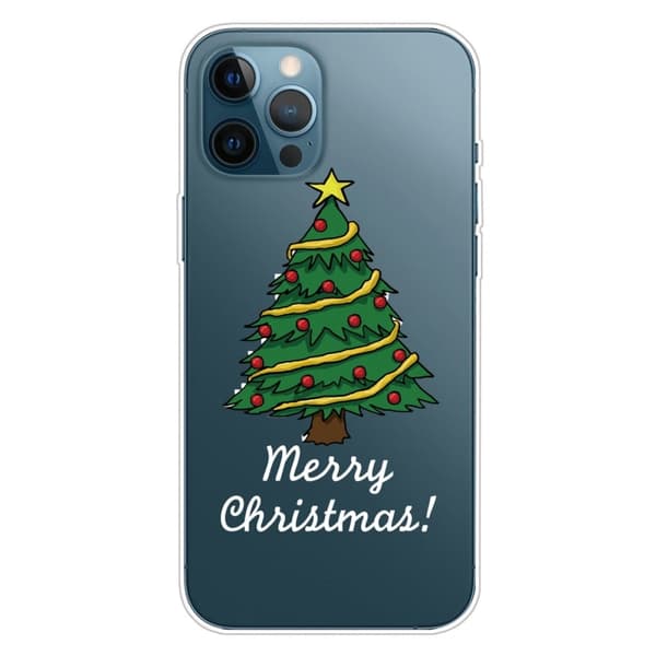 Julfodral till iPhone 14 Pro - Julgran Grön