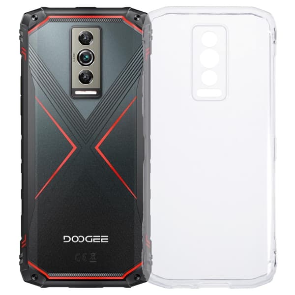 Doogee Blade10 Pro Case Pehmeä Joustava Drop Protection Puhelin Cover - Läpinäkyvä Transparent