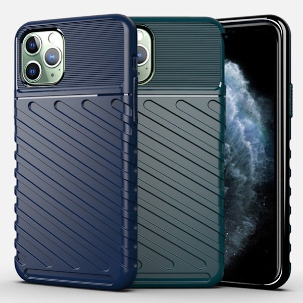Thunder iPhone 11 Pro Max kuoret - Musta Black