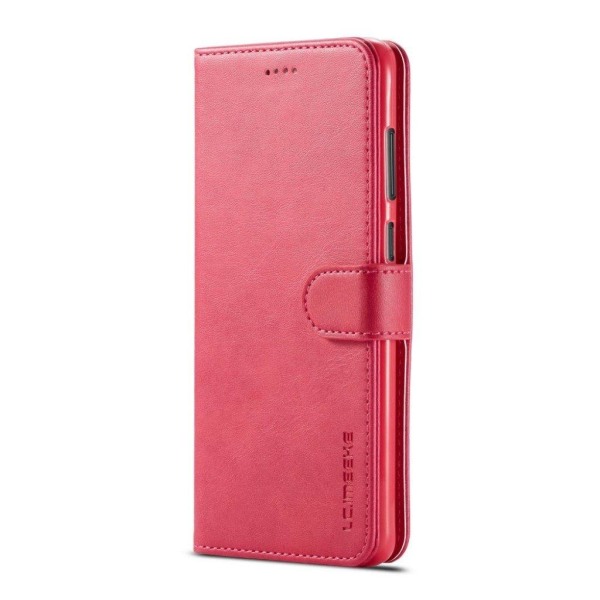 LC.IMEEKE Samsung Galaxy A9 (2018) tegnebogsstil læder flip etui - Rosa Pink