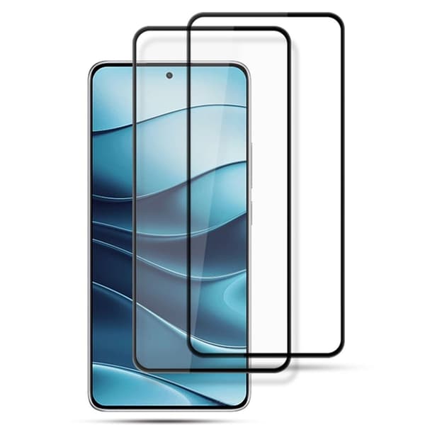 2 st AMORUS extra starkt glas skärmskydd för Xiaomi Redmi Note 14 5G Transparent